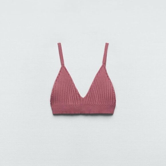 Zara Tops - ZARA Burgundy Bra Top Tags Fell Off Still Brand New Size: W XL